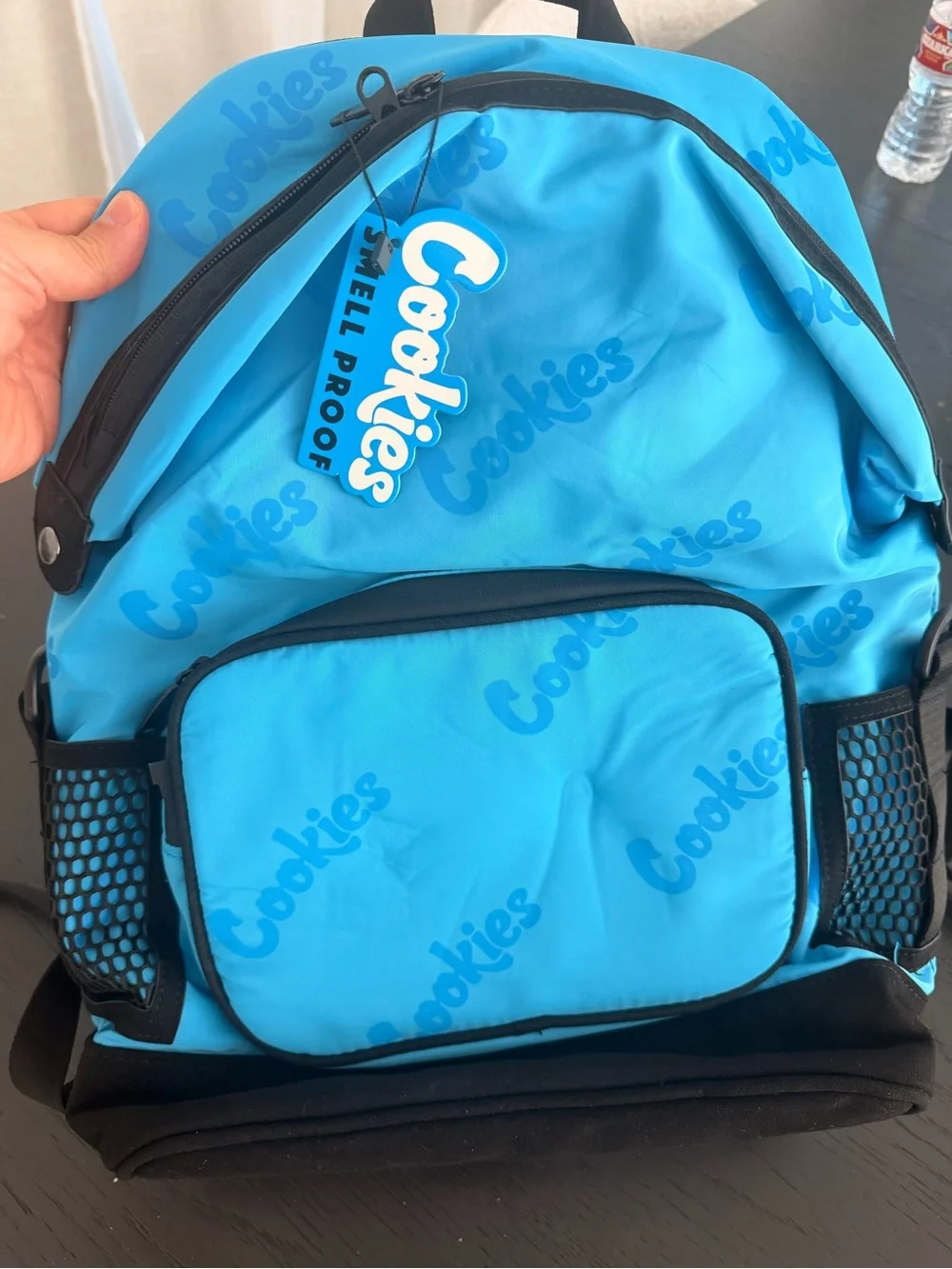 NWT Cookies SF Off The Grid Smell Proof Backpack Blue Odor-Proof Bag